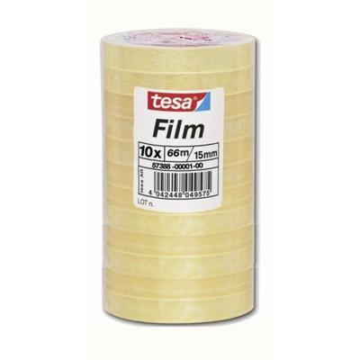 tesa 57388-00001-01 tesafilm Standard Transparant (l x b) 66 m x 15 mm 10 stuk(s)