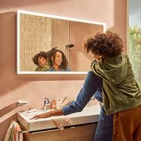 Hansgrohe Tecturis S ééngreeps wastafelkraan 110 Fine CoolStart met PopUp trekwaste, chroom - thumbnail