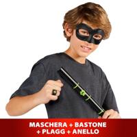 Kostuums voor Kinderen Miraculous: Tales of Ladybug & Cat Noir Transformation Set - Cat Noir 4 Onderdelen Zwart Multicolour - thumbnail