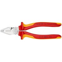 Kracht-combinatietang lengte 180 mm verchroomd meercomponenten mantels VDE KNIPE - thumbnail