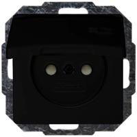 Kopp 944850084 Wandcontactdoos Inzetstuk Paris Zwart (mat) 1 stuk(s) - thumbnail