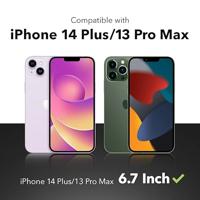 ZAGG InvisibleShield Glass Elite VisionGuard Plus - Gemaakt voor Apple iPhone 6.8, slagbescherming, krasbestendig, vingerafdrukbestendig, transparant - thumbnail