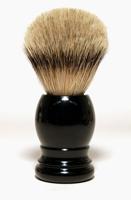 Hans Baier Scheerkwast silverspits zwart 1 Stuks - thumbnail