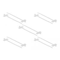Delock 18954 Kabelbinder Wit Met schiftveld 10 stuk(s) - thumbnail