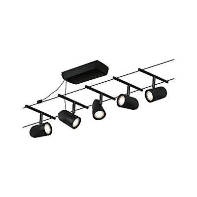 Paulmann WireDC Set Cup Kabelbasissysteem GU5.3 Zwart (mat), Chroom