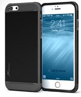 RooCase Exec Tough Case Hoes voor Telefoon, iPhone 6/6S Plus, iPhone 6/6S Plus, Black-Exec Tough - thumbnail