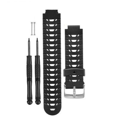 GARMIN Verwisselbaar Horlogebandje, Forerunner 230/235/630, Siliconen, 23mm, Zwart/Grijs