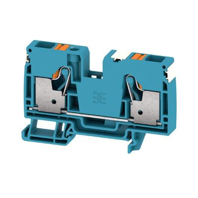 Weidmüller 2674950000 Doorgangsserieklem Push-In-klem, Steekaansluiting Blauw 25 stuk(s)