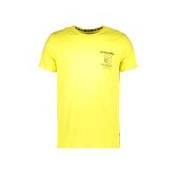 Cars T-shirt Ontario met printopdruk neon geel - thumbnail