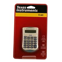 Texas Instruments Zak rekenmachine ti-501 blauw, wit 8 karakters - thumbnail