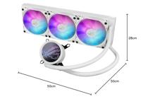 Asus ROG Ryuo III 360 ARGB White Edition CPU-koellichaam met ventilator - thumbnail