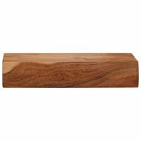 Wandschappen 2 st 40x17x8 cm massief acaciahout - thumbnail