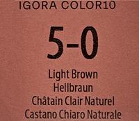 Schwarzkopf Professional Igora Color 10 5-0 Light Brown 60ml - thumbnail