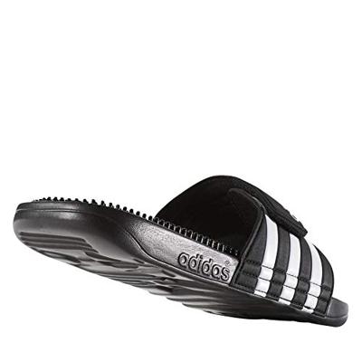 Adidas Adissage Slipper zwart wit - thumbnail