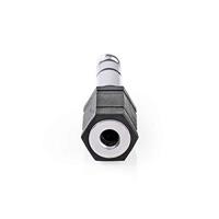 Stereo-Audioadapter | 6,35 mm Male - 3,5 mm Female | Zwart - thumbnail