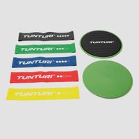 Tunturi Weerstandsbanden set en Core sliders set - thumbnail