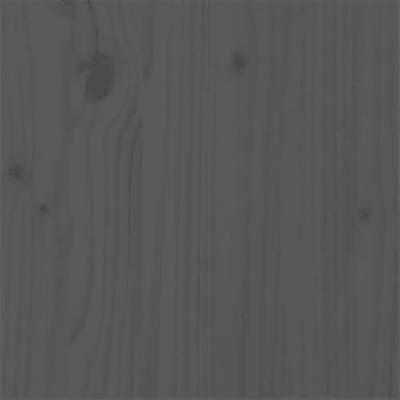 Bedframe massief hout grijs 75x190 cm 2FT6 Small Single Bedframe massief hout grijs 75x190 cm 2FT6 Small Single