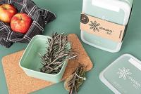 DBP Alaska Diepvriesdozen Vierkant 0.5L 3 Stuks Mintgroen - thumbnail