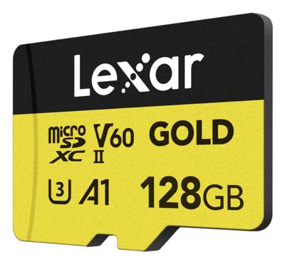Lexar MicroSDXC Gold Series UHS-II 128GB V60