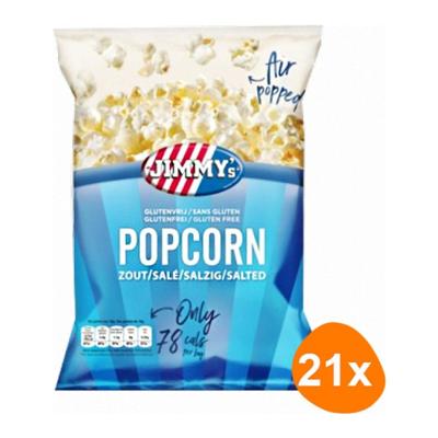 Jimmy's popcorn zout mini bag (21x 17gr)