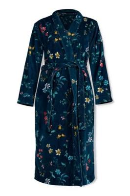 Pip Studio Pip Studio Les Fleurs Badjas - Donkerblauw XS