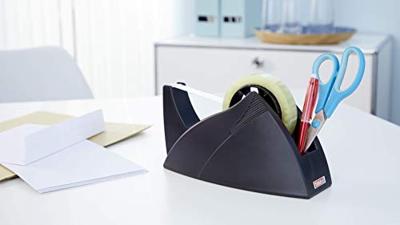 tesa Plakbanddispenser Easy Cut® Professional Zwart Rolbreedte (max.): 25 mm Rollengte (max.) 66 m