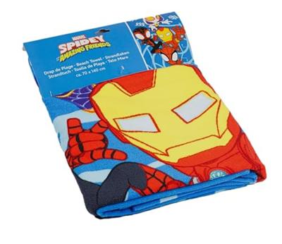 Spidey handdoek 70 x 140 cm - Polyester Spidey handdoek 70 x 140 cm - Polyester