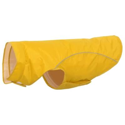 vidaXL Hondenregenjas met reflecterende strips polyester geel 3XL