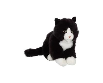Knuffel - Gipsy Toys - Mimiz Kat - 28cm - Zwart/Wit