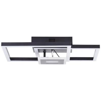 Brilliant PlafondlampBray vierkant zwart - G99903A06