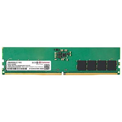 Transcend jm4800ale-16g jetram, ddr5, 16gb, u-dimm, 4800 mhz, 1rx8, 2gx8, cl40, 1.1v