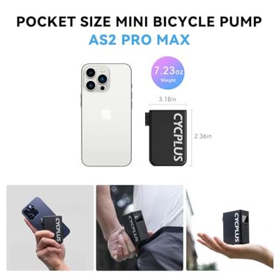 Elektrische accupomp Cycplus AS2 Pro Max - zwart