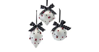 Ladyluck glas h12 cm Ornament kerstbal III Kurt S. Adler - Kurt s adler