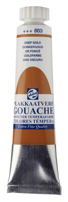 Talens Gouache Extra Fine Quality Tube 20 ml - Donkergoud 803