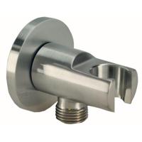 Wiesbaden luxe mess.muur doucheaansluiting+opsteek 1/2&apos;&apos; geb.staal - thumbnail