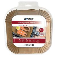 Scanpart Airfryerpapier 20x20 cm 100 Stuks - thumbnail