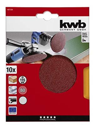 kwb 487320 Schuurschijf Diameter 115 mm 10 stuk(s)
