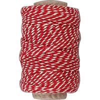 Creativ Company Https://www.cchobby.nl/katoenkoord-dikte-1-1-mm-rood-wit-50-m-1-rol - thumbnail