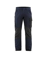 Blaklader 142216458699C50 4-wegs stretch service werkbroek, donkermarineblauw/zwart, maat C50 - thumbnail