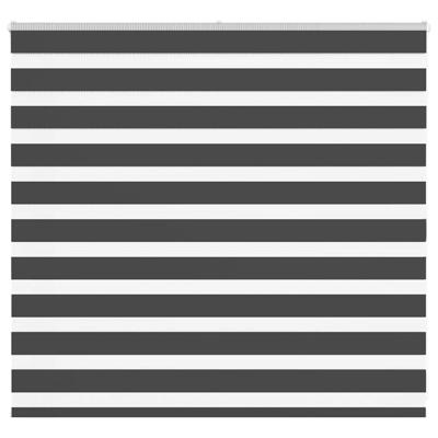VidaXL Zebra rolgordijn 165x100 cm stofbreedte 160,9 cm zwart