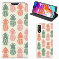 Samsung Galaxy A70 Flip Style Cover Ananas - thumbnail