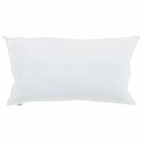 VidaXL Hoofdkussen met kussen wit 40 x 80 cm katoen - thumbnail