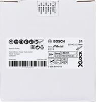 Bosch Accessoires X-LOCK Fiberschijf, 115mm, G 24, R574, Best for Metal - 50 stuk(s) - 2608619153 - thumbnail