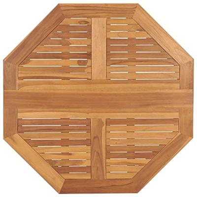 VidaXL Tuintafel inklapbaar 90x90x75 cm massief teakhout