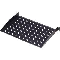 Digitus DN-19 TRAY-1-400-SW 19 inch Apparaatbodem voor patchkast 1 HE Vast inbouw Geschikt voor kastdiepte: vanaf 600 mm Zwart (RAL 9005) - thumbnail