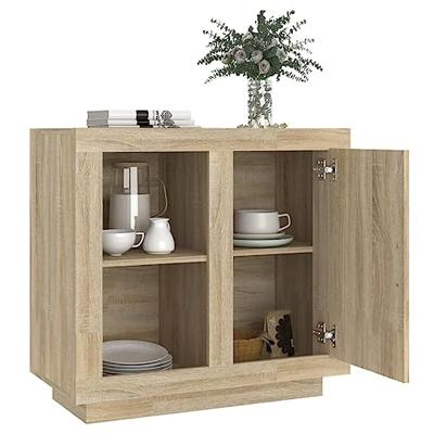 Dressoir 80x40x75 cm sonoma eikenkleurig Dressoir 80x40x75 cm sonoma eikenkleurig