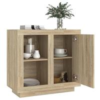 Dressoir 80x40x75 cm sonoma eikenkleurig - thumbnail