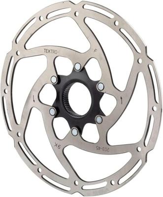 Tektro schijfrem rotor tr203-45 ø203x2,3mm, centerlock, zlv