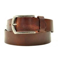 Petrol Leather Jeans Belt Brown ( 40871) - thumbnail
