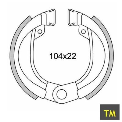 Remsegmenten Peugeot Fox voor